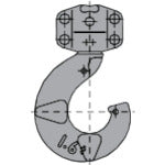ＫＩＴＯ　キトーレバーブロックＬ５形　ＬＢ０１６用部品　下フック組　造船用