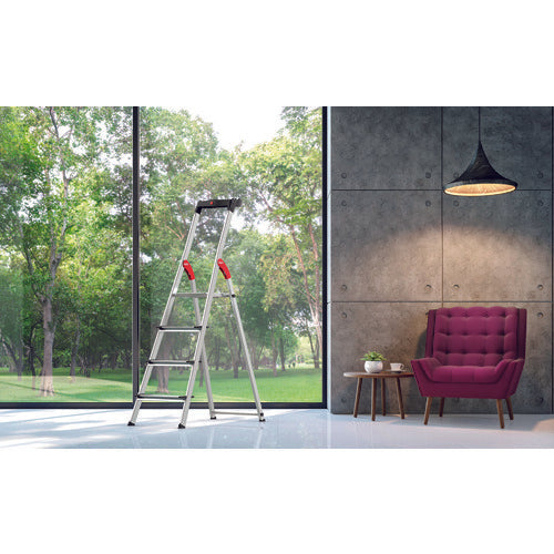 ハセガワ　上枠付踏台　Ｌ−８０　８ステップ（１７７７７）