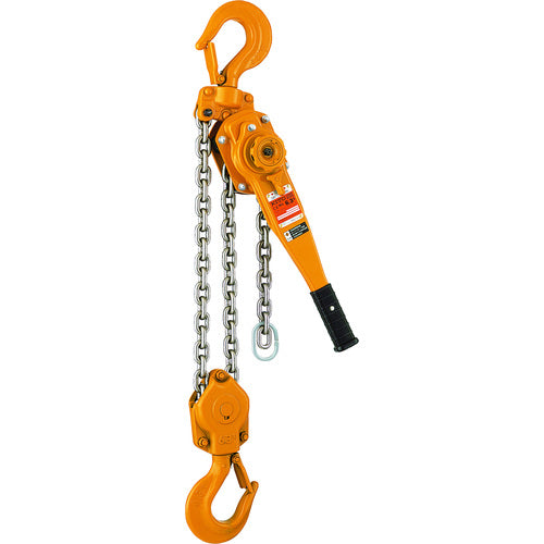 ＫＩＴＯ　レバーブロック　Ｌ５形　定格荷重６．３ｔ　揚程１．５ｍ　高耐久・高操作性　【選べる定格荷重】　ＬＢ０６３