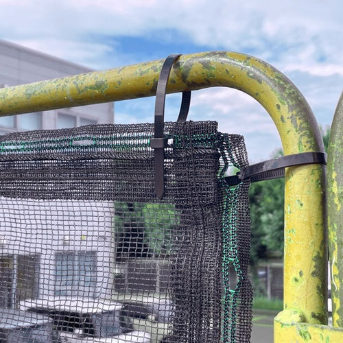 高所作業車用落下防止カバーネット「リフトカバーネット」