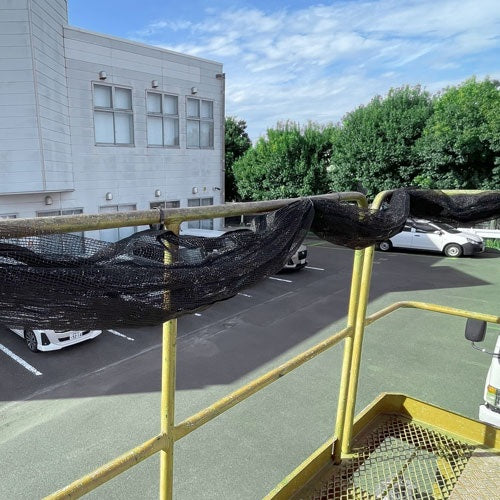 高所作業車用落下防止カバーネット「リフトカバーネット」