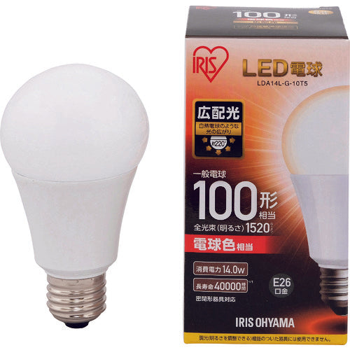 ＩＲＩＳ　５６７９５０　ＬＥＤ電球　Ｅ２６広配光タイプ　１００形相当　電球色　１５２０ｌｍ