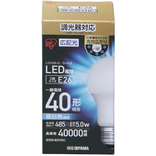 ＩＲＩＳ　５６７３３６　ＬＥＤ電球広配光　調光　昼白色６０形相当（８１０ｌｍ）