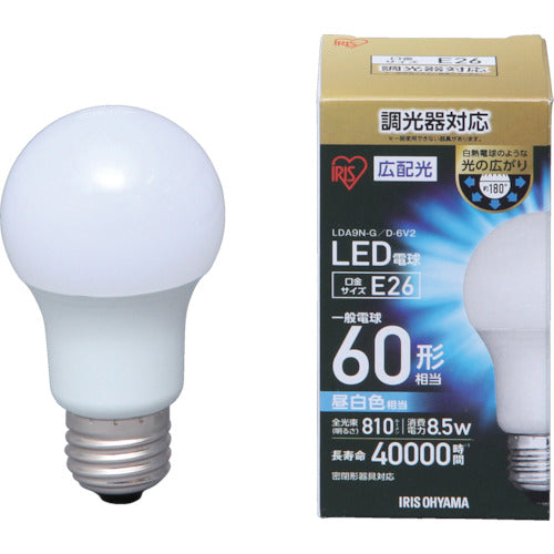 ＩＲＩＳ　５６７３３６　ＬＥＤ電球広配光　調光　昼白色６０形相当（８１０ｌｍ）