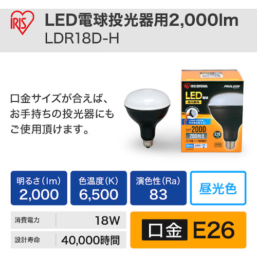 ＩＲＩＳ　５６８６６２　ＰＲＯＬＥＤＳ　ＬＥＤ電球投光器用２０００ｌｍ