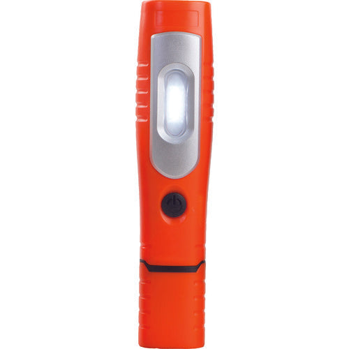 ＧＲＯＺ　充電式ＬＥＤハンドライト　３６０度回転　オレンジ　４００Ｌｍ