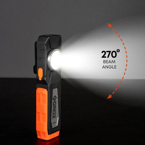 ＧＲＯＺ　充電式ＬＥＤワークライト　１０Ｗ　ＣＯＢ　５００Ｌｍ