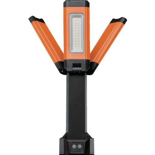 ＧＲＯＺ　充電式ＬＥＤワークライト　トリプルヘッド　２０００ｌｍ