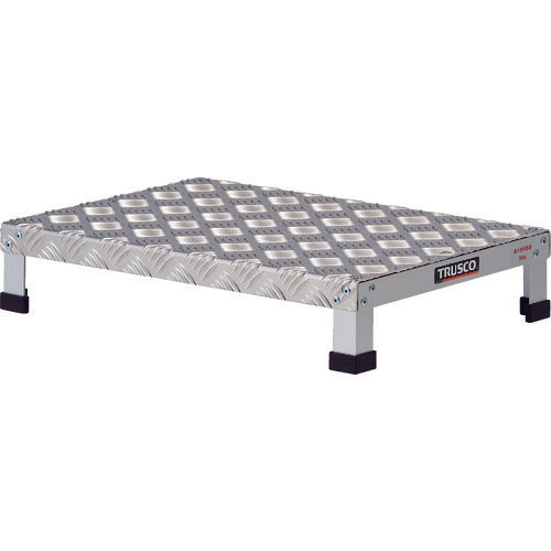 ＴＲＵＳＣＯ　ローハイシステムステップ　アルミ製足踏台　５００Ｘ３５０ＸＨ１００