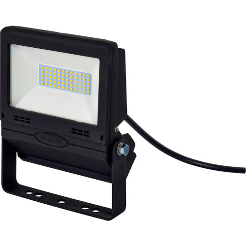 ＮＩＣＨＩＤＯ　ＬＥＤ投光器　常設用フラットライト２０Ｗ　黒