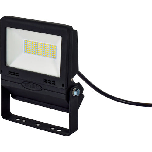 ＮＩＣＨＩＤＯ　ＬＥＤ投光器　常設用フラットライト３０Ｗ　黒