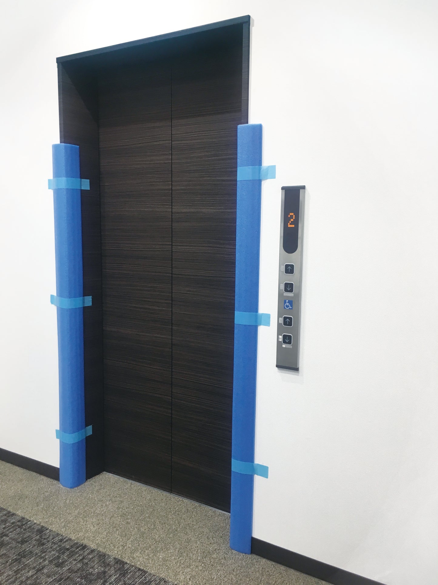 【養生カバー】Lピタ100 ブルー　10本セット