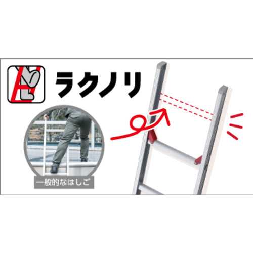 ハセガワ　ハセガワ　ラクノリ２連はしご７．１７Ｍ（１０４０１）