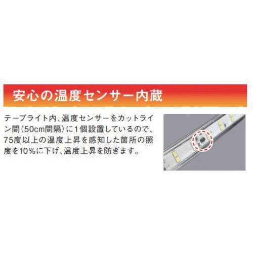 ハタヤ　温度センサー付きＬＥＤテープライト　２０ｍ　セット