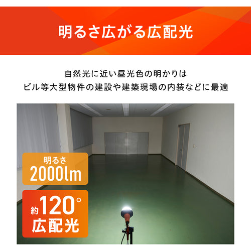 ＩＲＩＳ　１０７９４１　ＰＲＯＬＥＤＳ　ＬＥＤ投光器　２０００ｌｍ