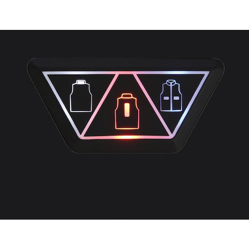 リンクサス　速暖ヒートベストＥＸ　服地　ブラック　Ｌ