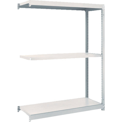 ＴＲＵＳＣＯ　スチールラック　Ｍ１．５型軽中量棚　１７６０Ｘ５９５ＸＨ９００　３段連結　ネオグレー