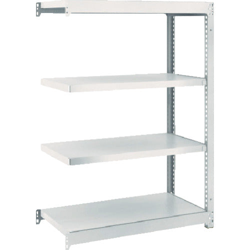 ＴＲＵＳＣＯ　スチールラック　Ｍ１．５型軽中量棚　８６０×４４５×Ｈ１２００　４段連結　ネオグレー