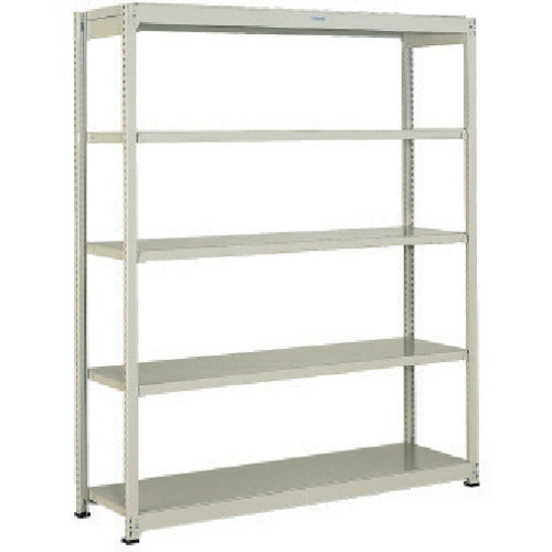 ＴＲＵＳＣＯ　スチールラック　Ｍ１．５型軽中量棚　１１６０Ｘ２９５ＸＨ１２００　５段単体　ネオグレー