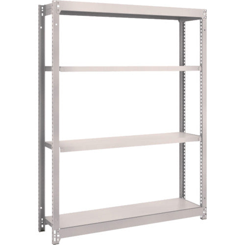 ＴＲＵＳＣＯ　スチールラック　Ｍ１．５型軽中量棚　１１６０×２９５×Ｈ１５００　４段単体　ネオグレー