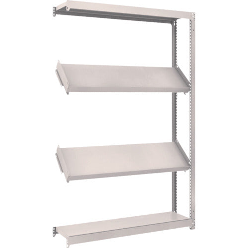 ＴＲＵＳＣＯ　スチールラック　Ｍ１．５型棚　１２００Ｘ３００ＸＨ１８００　４段　傾斜２段　連結