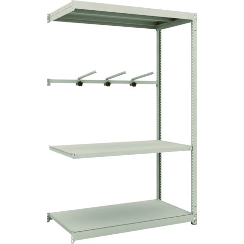 ＴＲＵＳＣＯ　スチールラック　Ｍ１．５型軽中量棚　１１６０Ｘ５９５Ｘ１８００　３段　アーム１段　連結