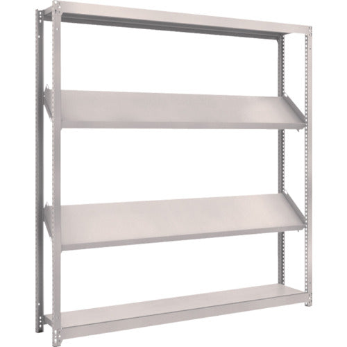 ＴＲＵＳＣＯ　スチールラック　Ｍ１．５型棚　１８００Ｘ３００ＸＨ１８００　４段　傾斜２段