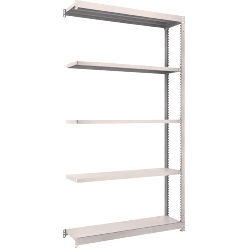 ＴＲＵＳＣＯ　スチールラック　Ｍ１．５型軽中量棚　１１６０Ｘ２９５ＸＨ２１００　５段連結　ネオグレー