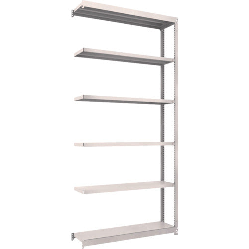 ＴＲＵＳＣＯ　スチールラック　Ｍ１．５型軽中量棚　１１６０×２９５×Ｈ２４００　６段連結　ネオグレー
