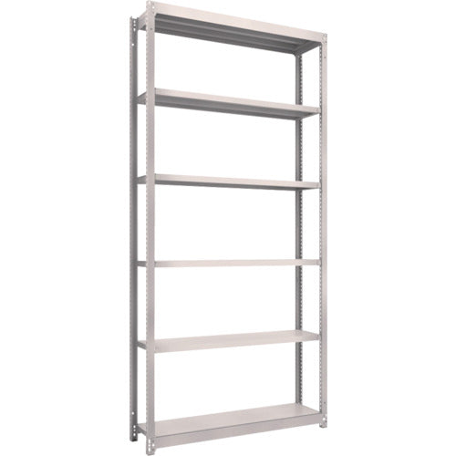 ＴＲＵＳＣＯ　スチールラック　Ｍ１．５型軽中量棚　１１６０×２９５×Ｈ２４００　６段単体　ネオグレー
