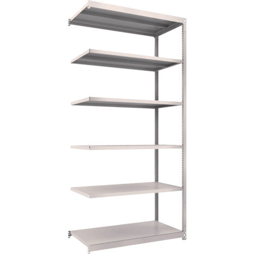 ＴＲＵＳＣＯ　スチールラック　Ｍ１．５型軽中量棚　１１６０×５９５×Ｈ２４００　６段連結　ネオグレー