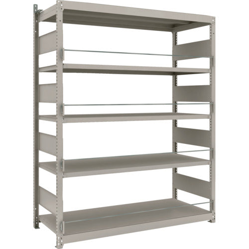 ＴＲＵＳＣＯ　スチールラック　災害備蓄ラック　Ｍ１．５型　１４６０Ｘ５９５Ｘ１８００　５段単体