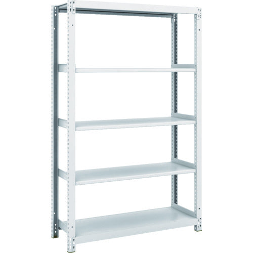 ＴＲＵＳＣＯ　スチールラック　Ｍ１型抗菌塗装ボルトレス軽量棚９００Ｘ３２０ＸＨ１５００　５段