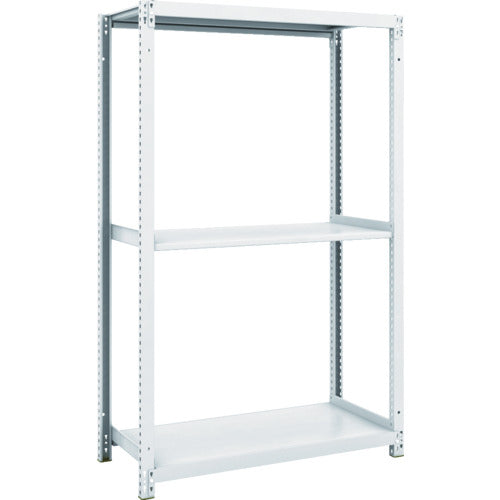 ＴＲＵＳＣＯ　スチールラック　Ｍ１型抗菌塗装ボルトレス軽量棚９００Ｘ４２０ＸＨ１５００　３段