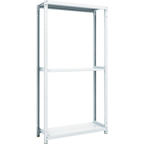 ＴＲＵＳＣＯ　スチールラック　Ｍ１型抗菌塗装ボルトレス軽量棚９００Ｘ３２０ＸＨ１８００　３段