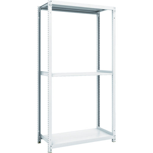 ＴＲＵＳＣＯ　スチールラック　Ｍ１型抗菌塗装ボルトレス軽量棚９００Ｘ４２０ＸＨ１８００　３段