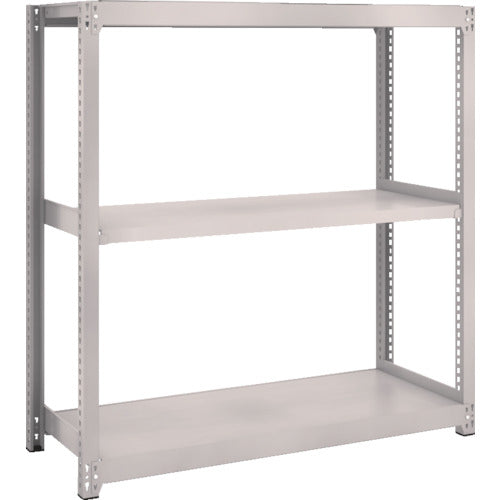 ＴＲＵＳＣＯ　スチールラック　Ｍ２型軽中量棚　１１６０Ｘ４５０ＸＨ１２００　３段　単体　ネオグレー