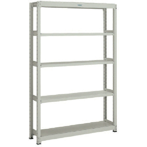 ＴＲＵＳＣＯ　スチールラック　Ｍ２型軽中量棚　１１６０Ｘ４５０ＸＨ１２００　５段　単体　ネオグレー