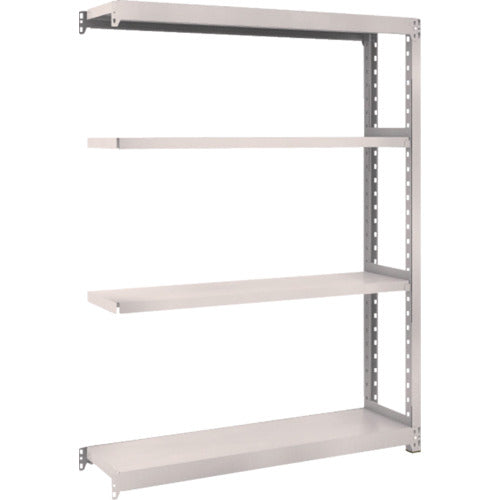 ＴＲＵＳＣＯ　スチールラック　Ｍ２型軽中量棚　１１６０×３００×Ｈ１５００　４段　連結　ネオグレー