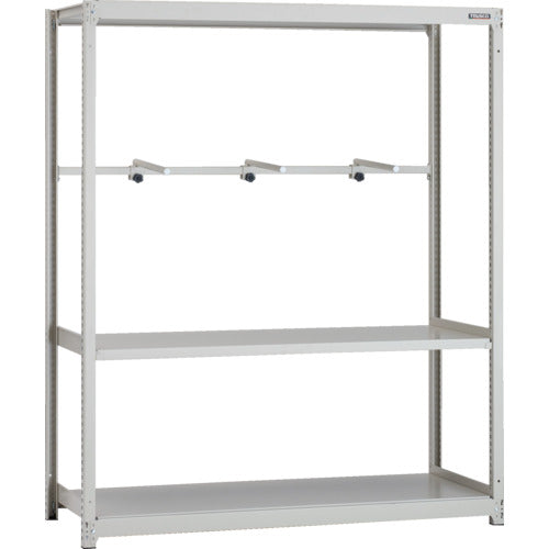 ＴＲＵＳＣＯ　スチールラック　Ｍ２型軽中量棚　８６０Ｘ６００ＸＨ１８００　３段　アーム１段　単体