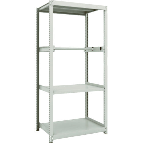 ＴＲＵＳＣＯ　スチールラック　Ｍ２型軽中量棚　８６０Ｘ６００ＸＨ１８００　パイプ１段　単体