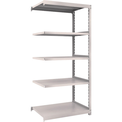 ＴＲＵＳＣＯ　　スチールラック　Ｍ２型軽中量棚　８６０×８８０×Ｈ１８００　５段　連結　　ネオグレー