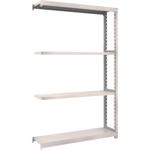 ＴＲＵＳＣＯ　スチールラック　Ｍ２型軽中量棚　１１６０×３００×Ｈ１８００　４段　連結　ネオグレー