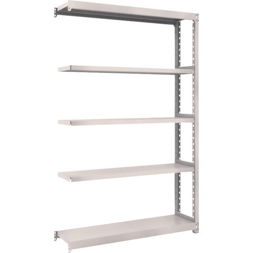 ＴＲＵＳＣＯ　スチールラック　Ｍ２型軽中量棚　１１６０×３００×Ｈ１８００　５段　連結　ネオグレー