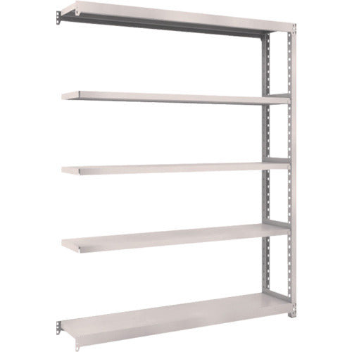 ＴＲＵＳＣＯ　スチールラック　Ｍ２型軽中量棚　１４６０×３００×Ｈ１８００　５段　連結　ネオグレー