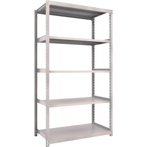 ＴＲＵＳＣＯ　スチールラック　Ｍ２型軽中量棚　１１６０Ｘ６００ＸＨ２１００　５段　単体　ネオグレー