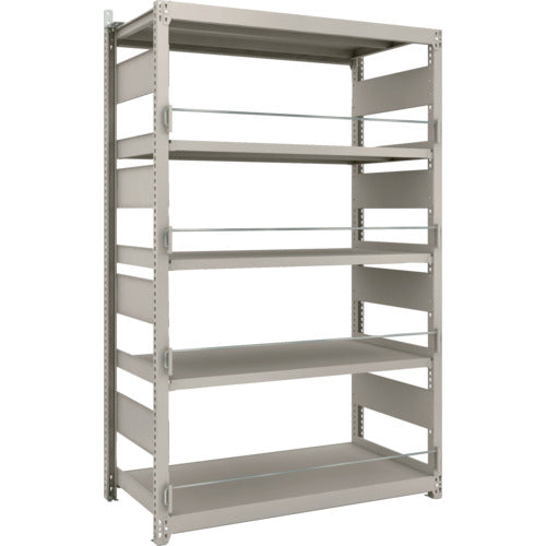 ＴＲＵＳＣＯ　災害備蓄ラック　スチールラック　Ｍ２型　Ｗ１１６０×Ｄ６００×Ｈ１８００　５段　単体