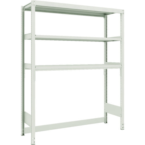 ＴＲＵＳＣＯ　スチールラック　Ｍ２型軽中量棚　下段開放型　１４６０Ｘ４５０ＸＨ１８００　３段　単体