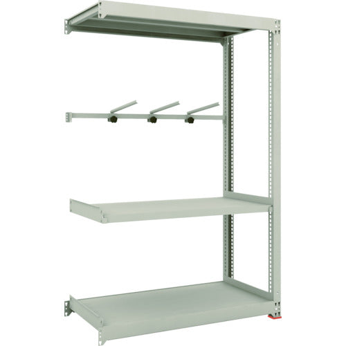 ＴＲＵＳＣＯ　スチールラック　Ｍ３型中量棚　１２００Ｘ５７１ＸＨ１８００　３段　アーム１段　連結