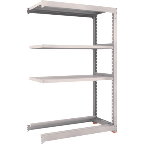 ＴＲＵＳＣＯ　スチールラック　Ｍ３型中量棚　１２００Ｘ５７１ＸＨ１８００　棚板３段＋タイヤ１段　連結